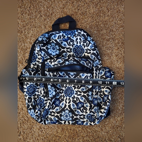 Small blue and white backpack - Picture 4 of 5